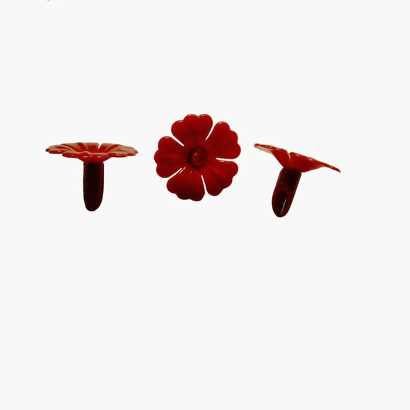 More Birds Simple Wireform Nectar Pod Hummingbird Feeder 5 Red Flower Ports - Picture 5 of 7